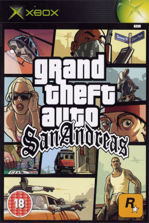 grand theft auto san andreas clean cover art